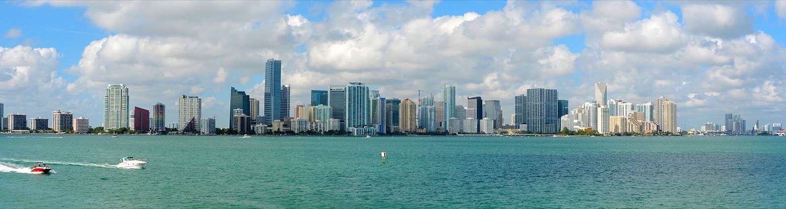 Downtown Miami skyline from the Rusty Pelican photo Don Ramey Logan